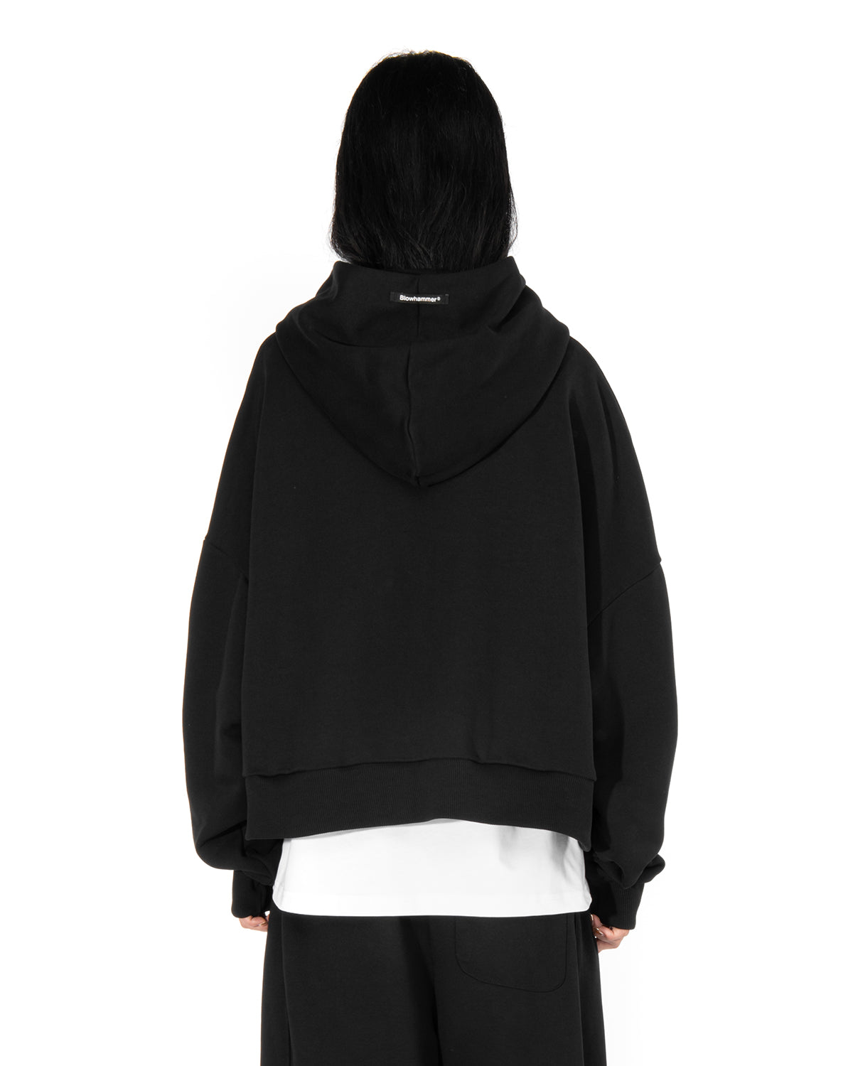 BROKENHEART Black Zip Hoodie | Blowhammer, color_black