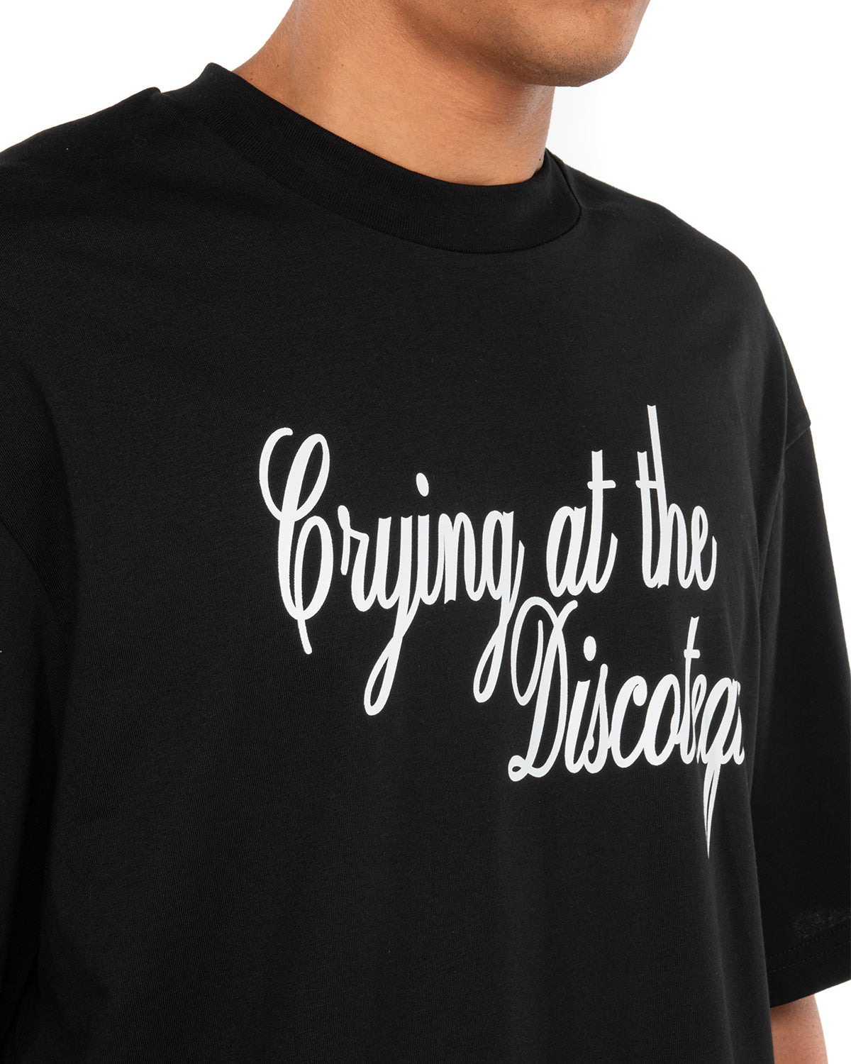 Crying@Disco T-Shirt | Blowhammer, color_black